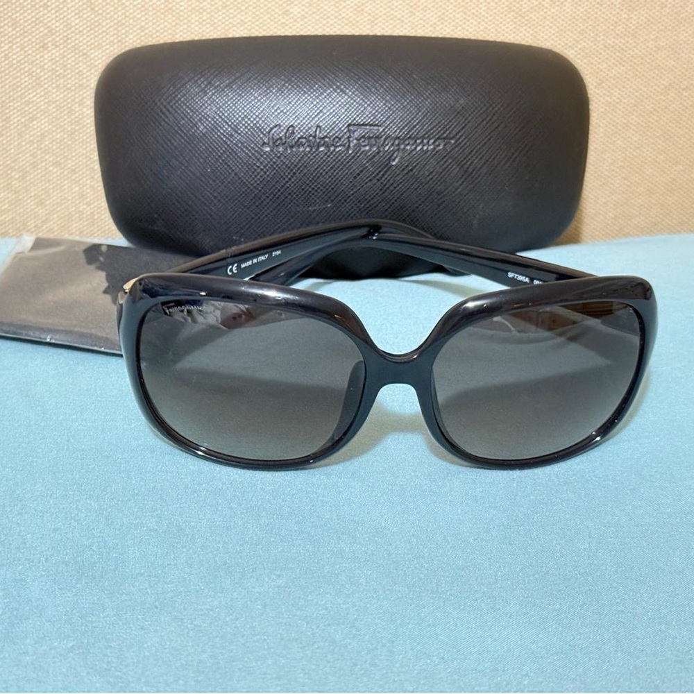 Salvatore Ferragamo Black Sunglasses